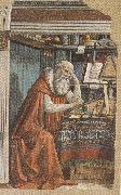 Domenico Ghirlandaio,St Jerome in his Study (m,k36) Sandro Botticelli